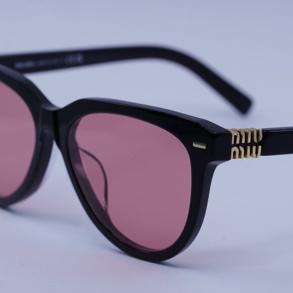 Miu Miu MU12ZSF 16K1D0 Sunglasses Black Aviator Frame main image 9